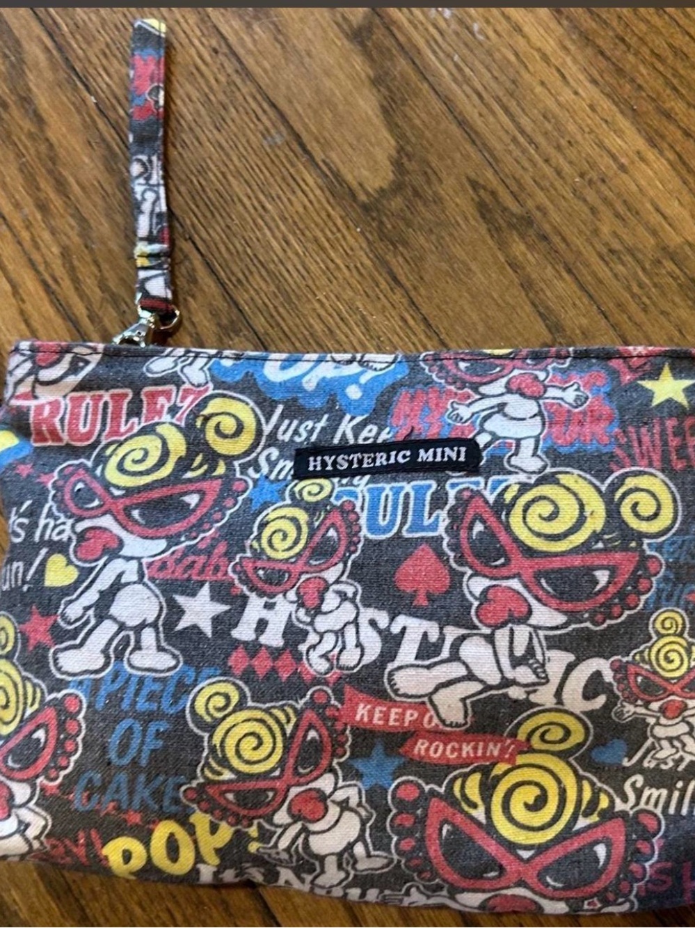 Hysteric Glamour Multicolor Graphic Wristlet